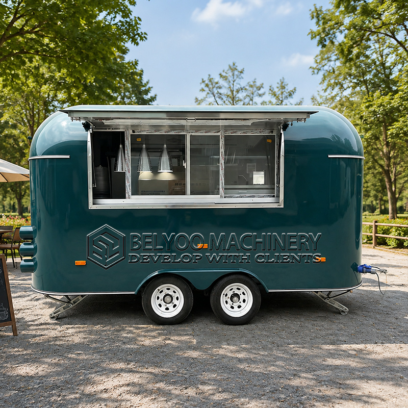 Food Snack - Belyoo Commercial Food Trailer Custom Mobile