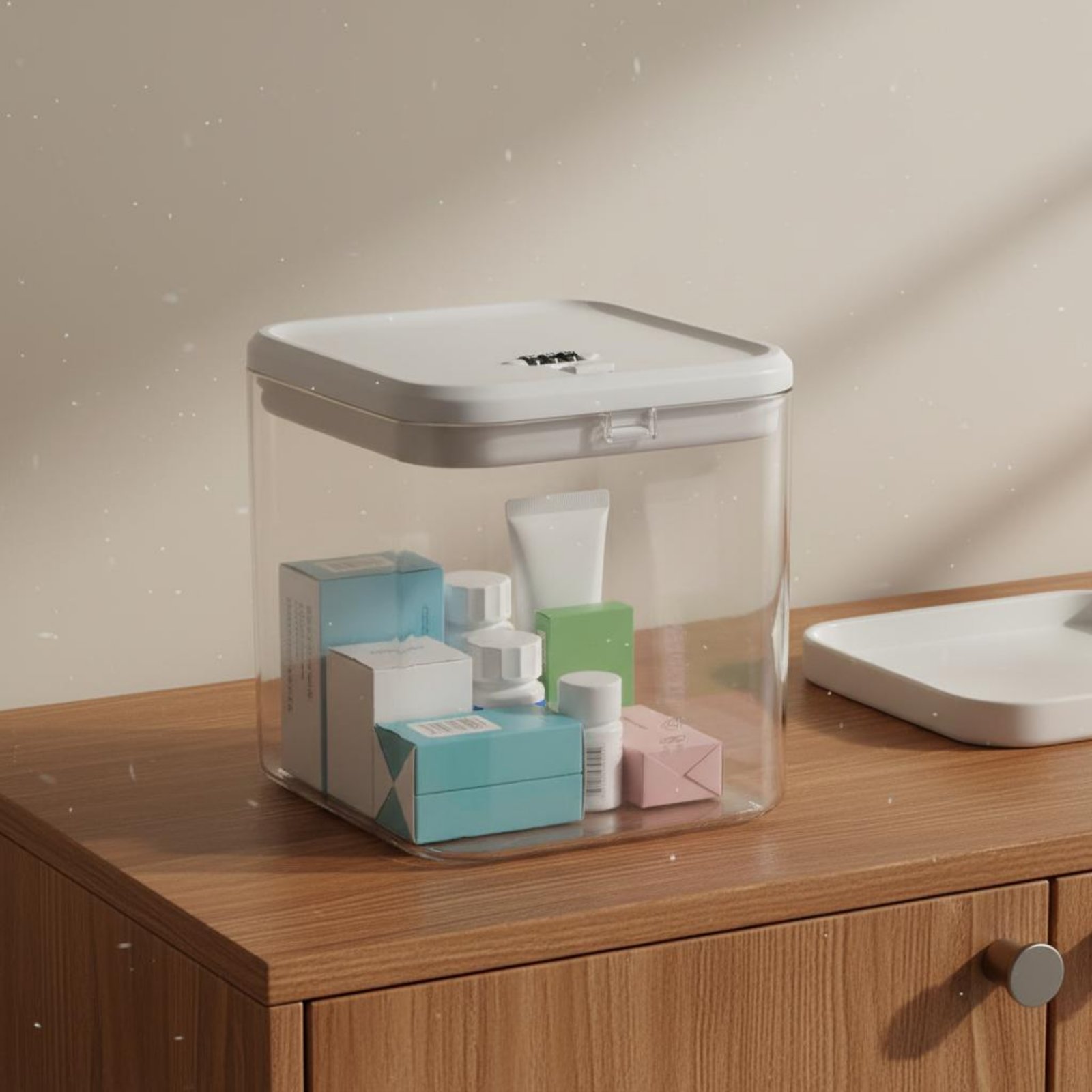 Food & Snacks Coloring Book Bold & Easy Pdf - Clear Lockable Box Versatile Lockable Storage