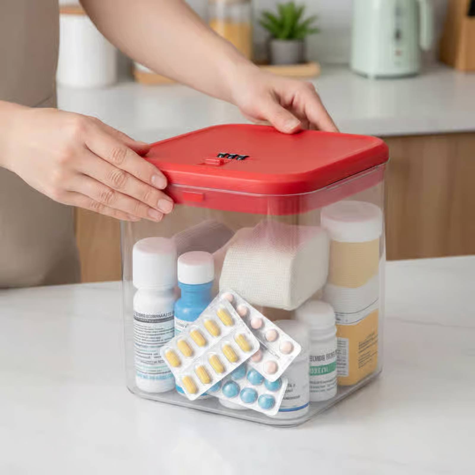 Clear Lockable Box Versatile L - Food & Snacks Coloring Book Bold & Easy Pdf review and price