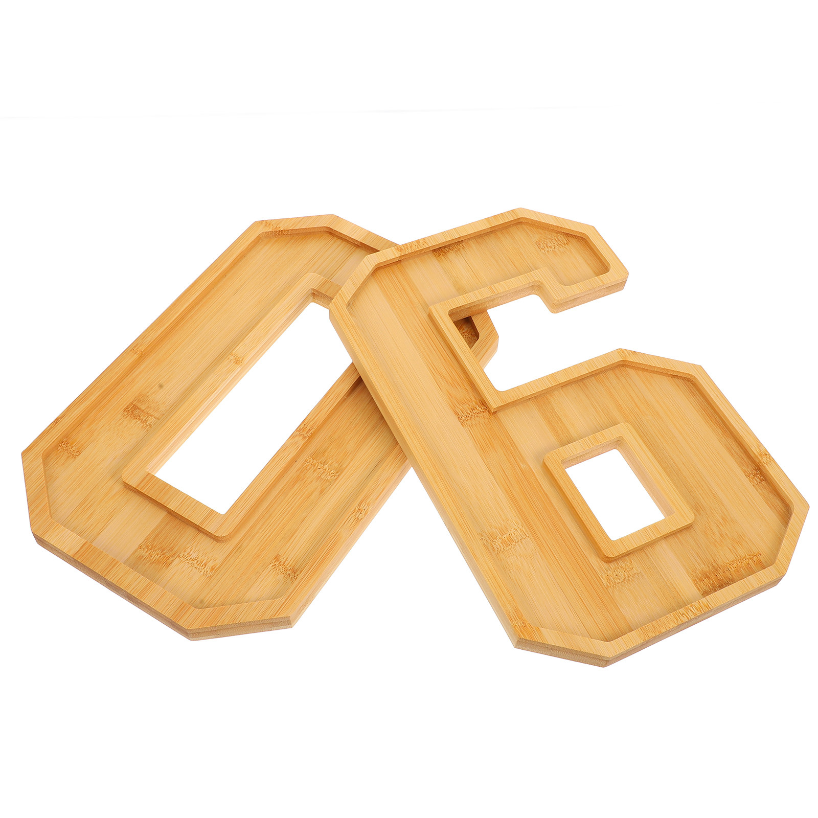 1Set Wood Number 60 Snack Tray - Food Platter Snacks review and price