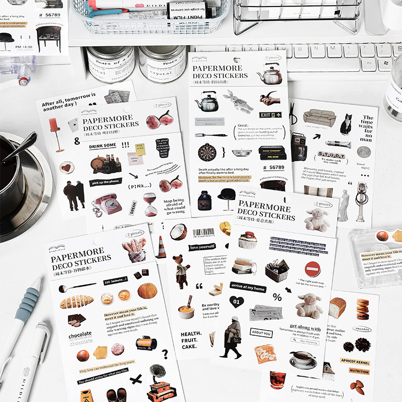Aesthetic Snack Food Stickers  - Junk Food Snacks review and price