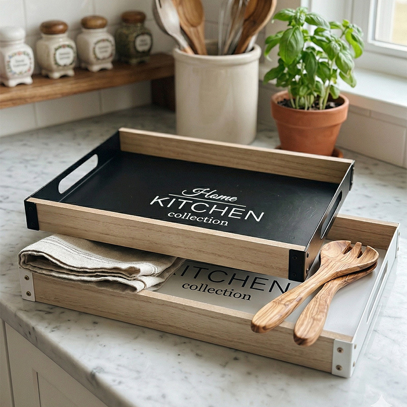 Nordic Breakfast Metal Tray wi - Food Platter Snacks review and price