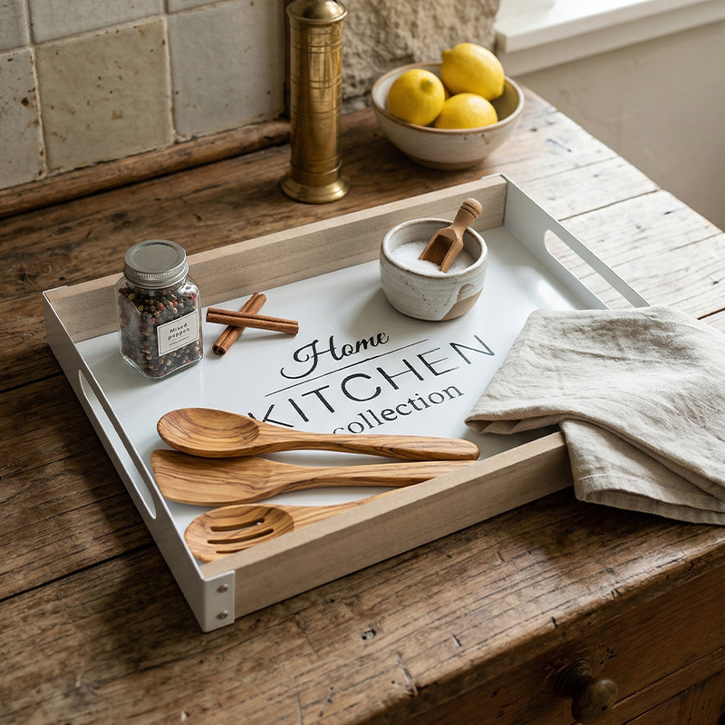 Nordic Breakfast Metal Tray wi - Food Platter Snacks review and price
