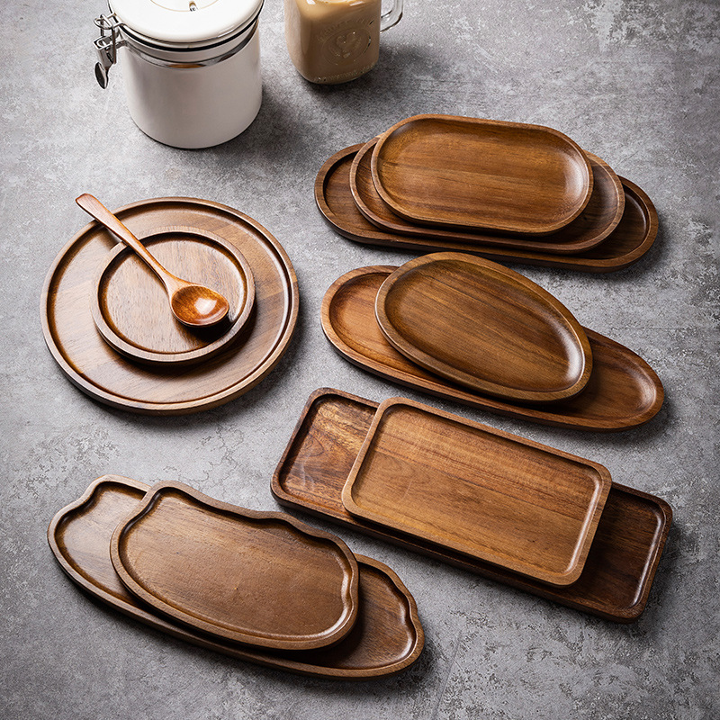 Tableware Solid Wood Food Tray - Food Snacks In Japan review and price