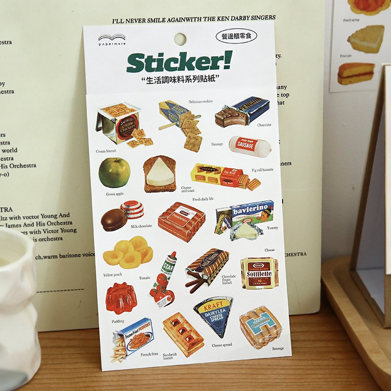 Cute Foods Sticker Aesthetic S - Junk Food Snacks review and price