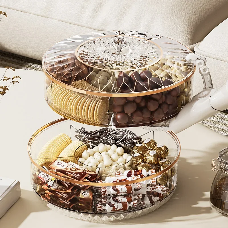 Rotatable Snack Storage Box Fr - Food Platter Snacks review and price