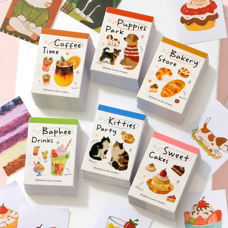 Pocket-Sized Sticker Book Coff - Junk Food Snacks review and price