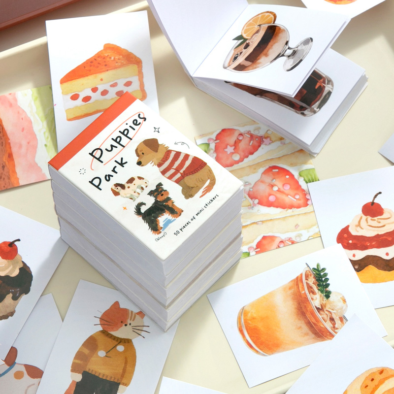 Pocket-Sized Sticker Book Coff - Junk Food Snacks review and price