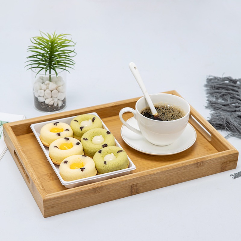 Natural Bamboo Serving Tray Se - Food Platter Snacks review and price