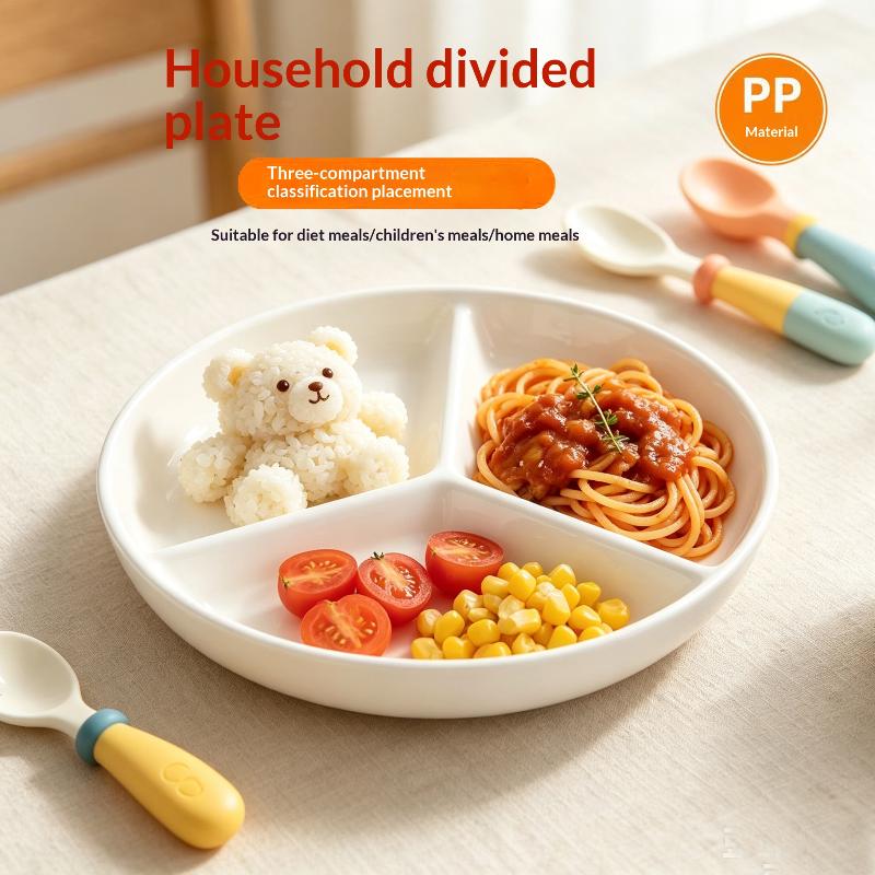 3 Compartments Grid-shaped Din - Food Platter Snacks review and price